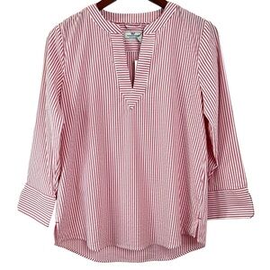 Vineyard Vines Performance Seersucker Savannah Popover In Resort Red Siz…